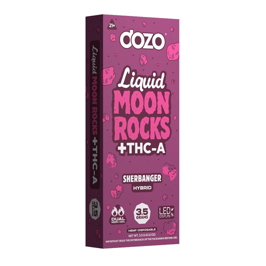 Dozo THC-A Liquid Moonrocks Vaporizer - 3500mg Sherbanger (H)