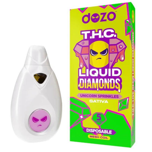 Dozo THC Liquid Diamonds Vaporizer - 5000mg