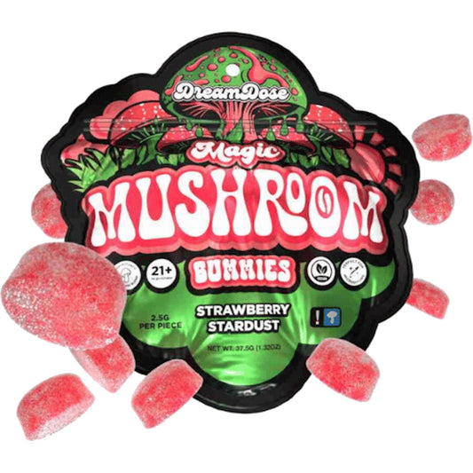 Dream Dose Strawberry Stardust Mushroom Gummies