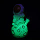 Dreamy Astronaut Glow In The Dark Painted Bong - 7in