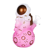 Dreamy Astronaut Glow In The Dark Painted Bong - 7in