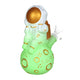 Dreamy Astronaut Glow In The Dark Painted Bong - 7in