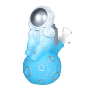 Dreamy Astronaut Glow In The Dark Painted Bong - 7in