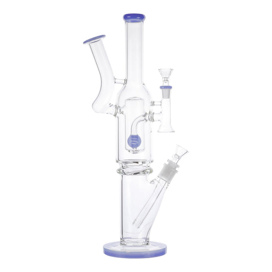 Dual Ultra Percolator Bong - 16in Jade Blue