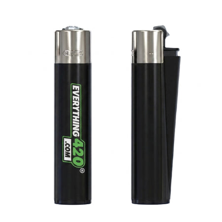 E420 Black Logo Clipper Lighter - Everything 420