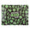 E420 Small Glass Rolling Tray Green Pattern