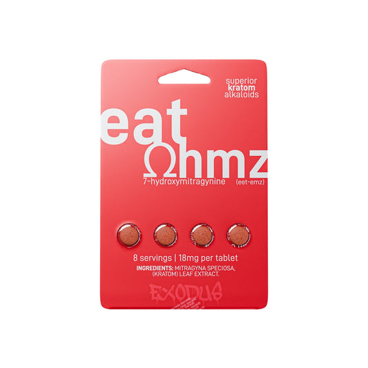 Eat Ohmz 7-Hydroxymitragynine Tablets - 72mg