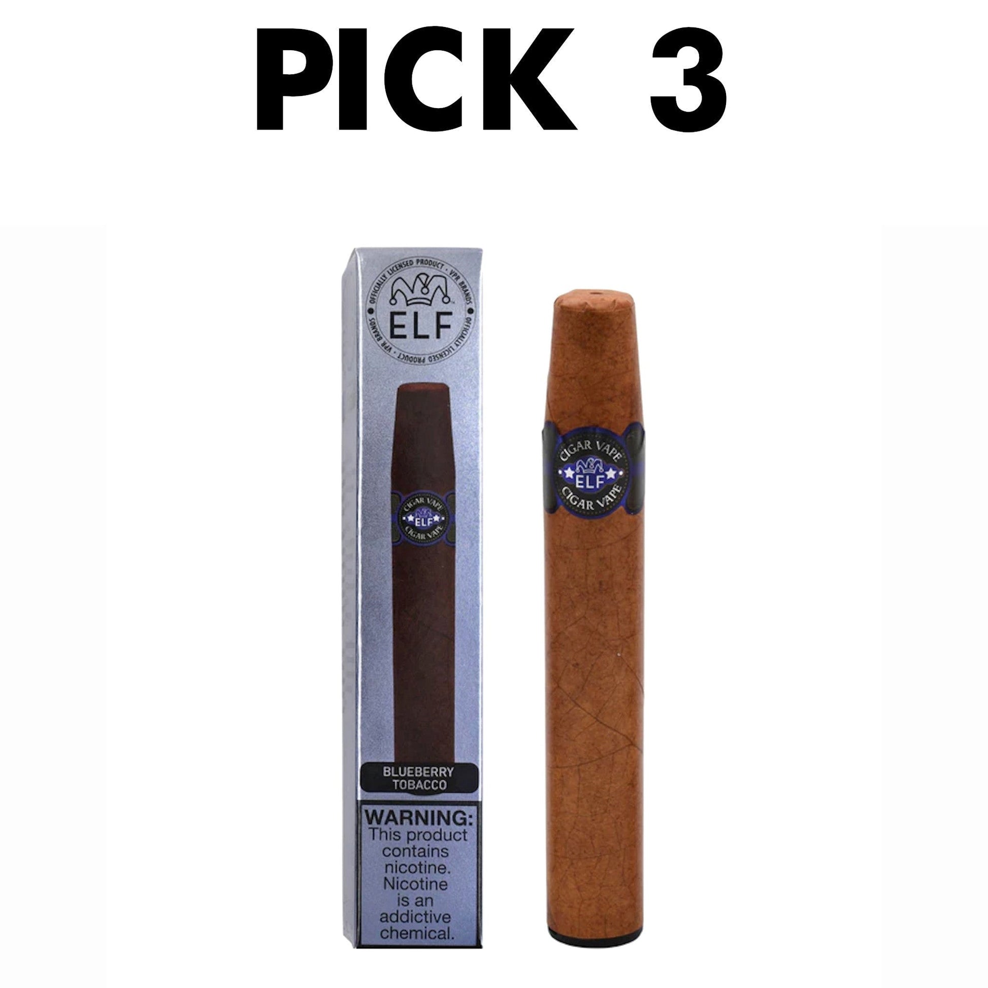 ELF Nic E-Cigar - 5% Pick 3