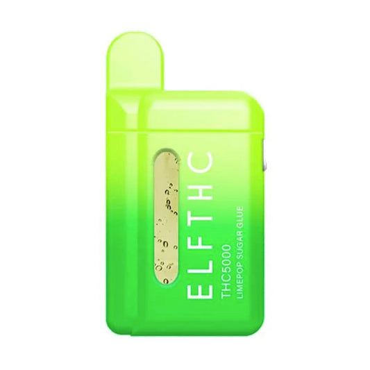 ELF THC5000 THC-P + Delta 8 Vaporizer - 5000mg Limepop Sugar Glue