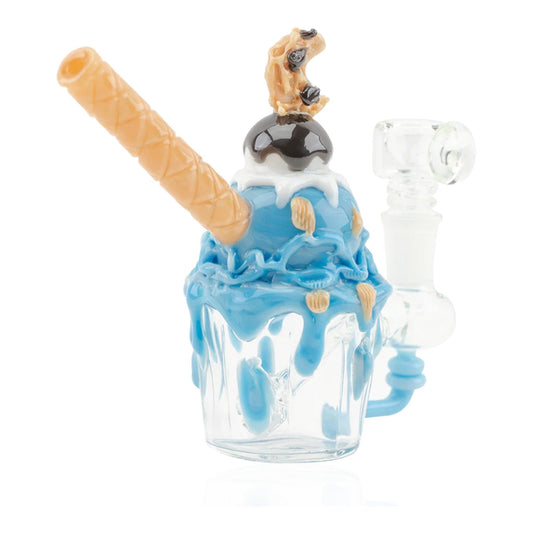 Empire Glassworks Cookie Monster Sundae Nano Rig - 6in