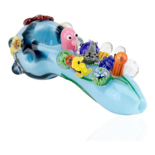 Empire Glassworks Great Barrier Reef Pipe - 4in