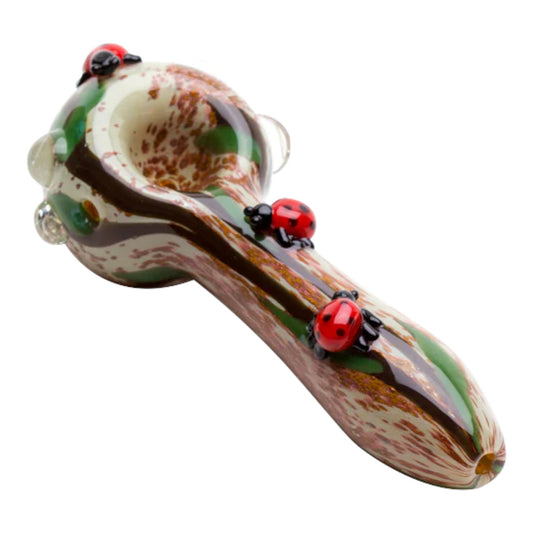 Empire Glassworks Lady Bugs Pipe - 5in