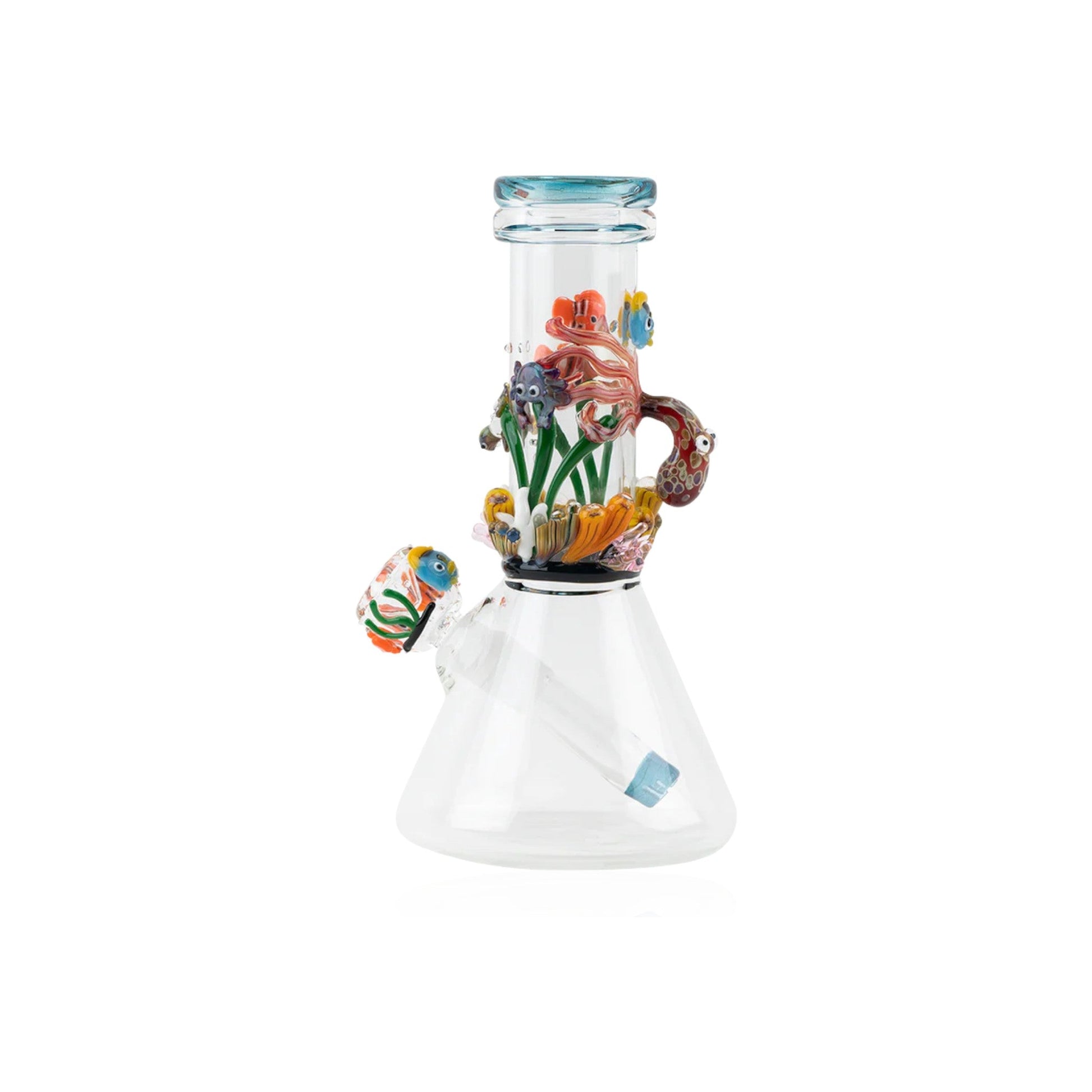 Empire Glassworks Under the Sea  Beaker Bong - 8in