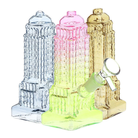 Empire State of Mind Glass Bong - 6in