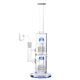 Enter The Matrix Percolator Bong - 13in Blue