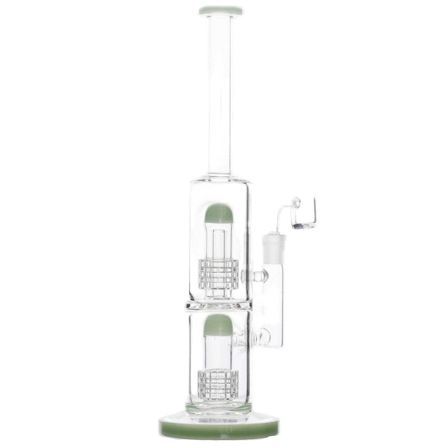 Enter The Matrix Percolator Bong - 13in Jade Green