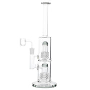Enter The Matrix Percolator Bong - 13in Smoke Black