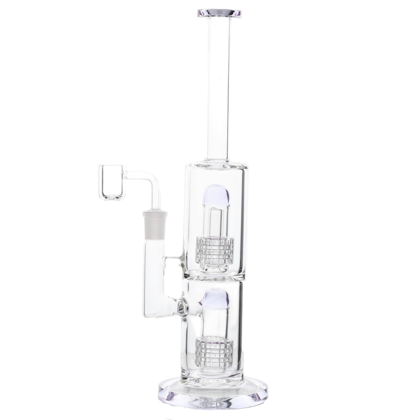 Enter The Matrix Percolator Bong - 13in Purple