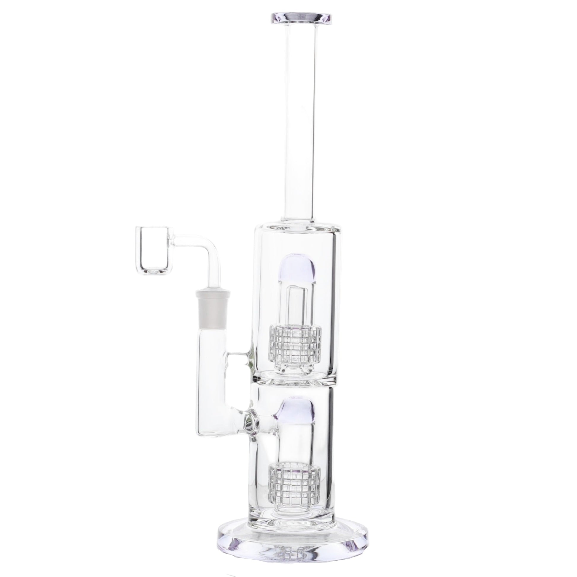 Enter The Matrix Percolator Bong - 13in Purple