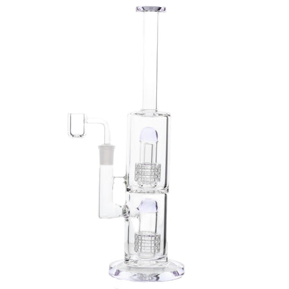Enter The Matrix Percolator Bong - 13in Purple