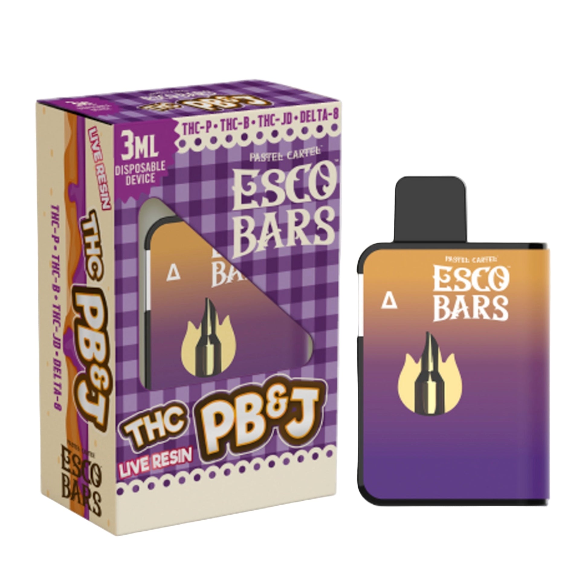 Escobars Live Resin THC Blend Vaporizer - 3000mg