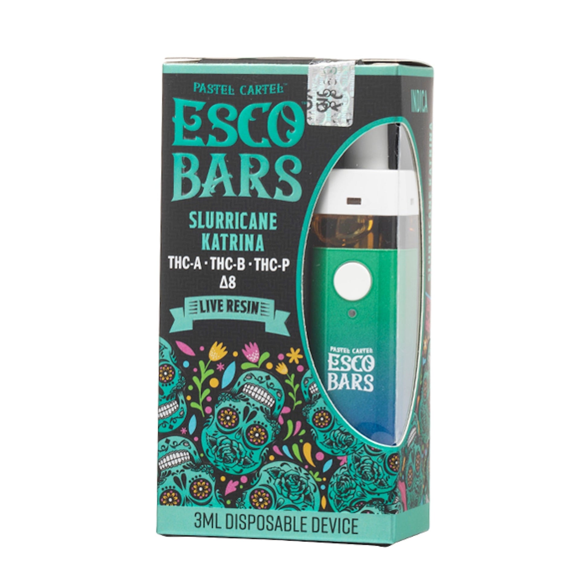 Escobars THC-A Live Resin Blend Vaporizer - 3000mg Slurricane Katrina