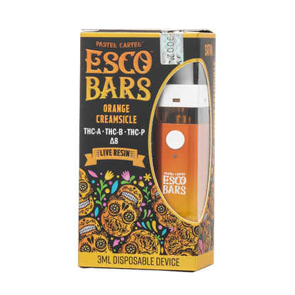 Escobars THC-A Live Resin Blend Vaporizer - 3000mg Orange Creamsicle