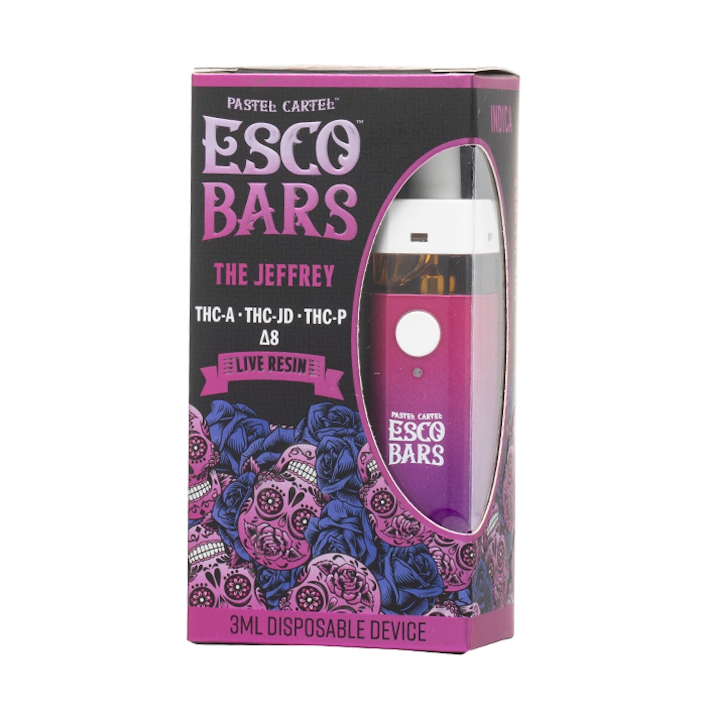 Escobars THC-A Live Resin Blend Vaporizer - 3000mg The Jeffrey