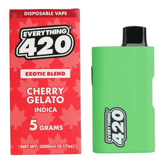 Everything 420 Cherry Gelato Exotic Blend Vaporizer - 5000mg