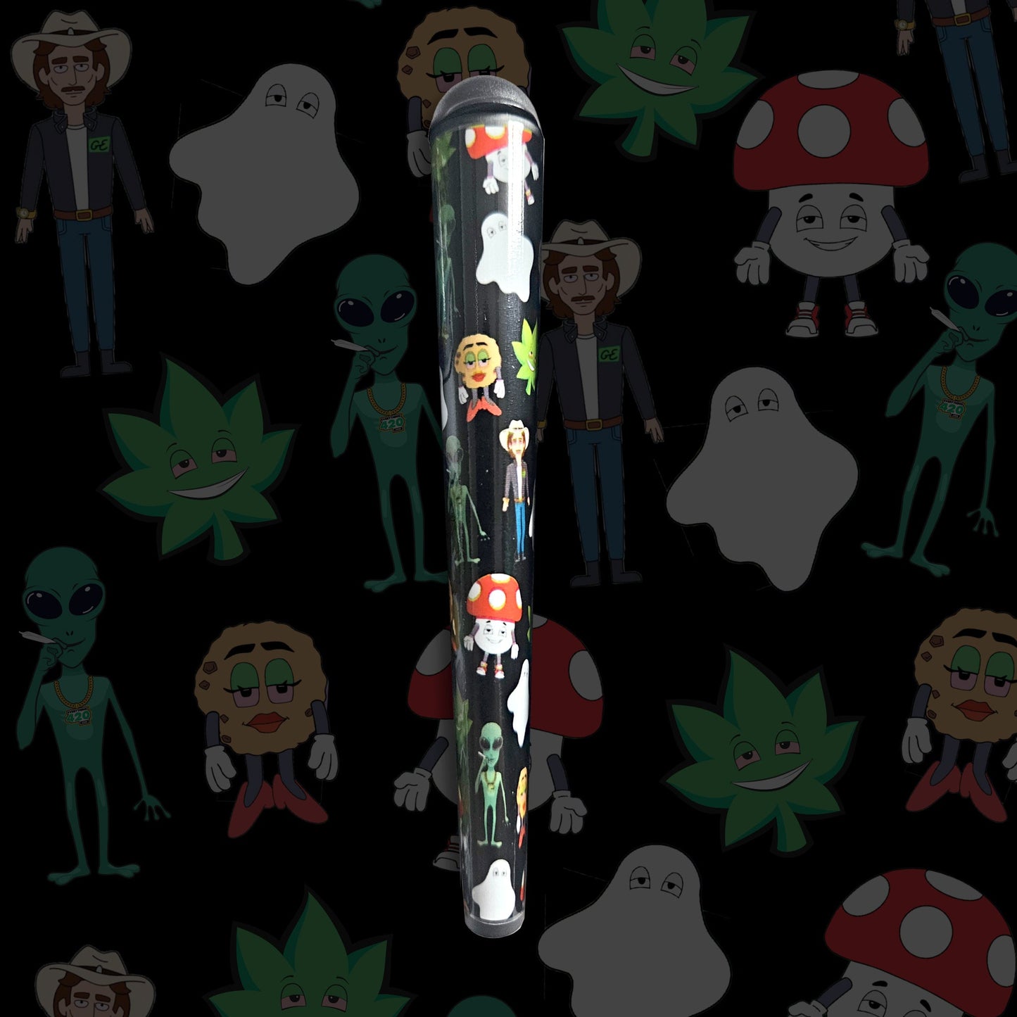 Everything 420 Joint Holder - 3ct Sticker Art