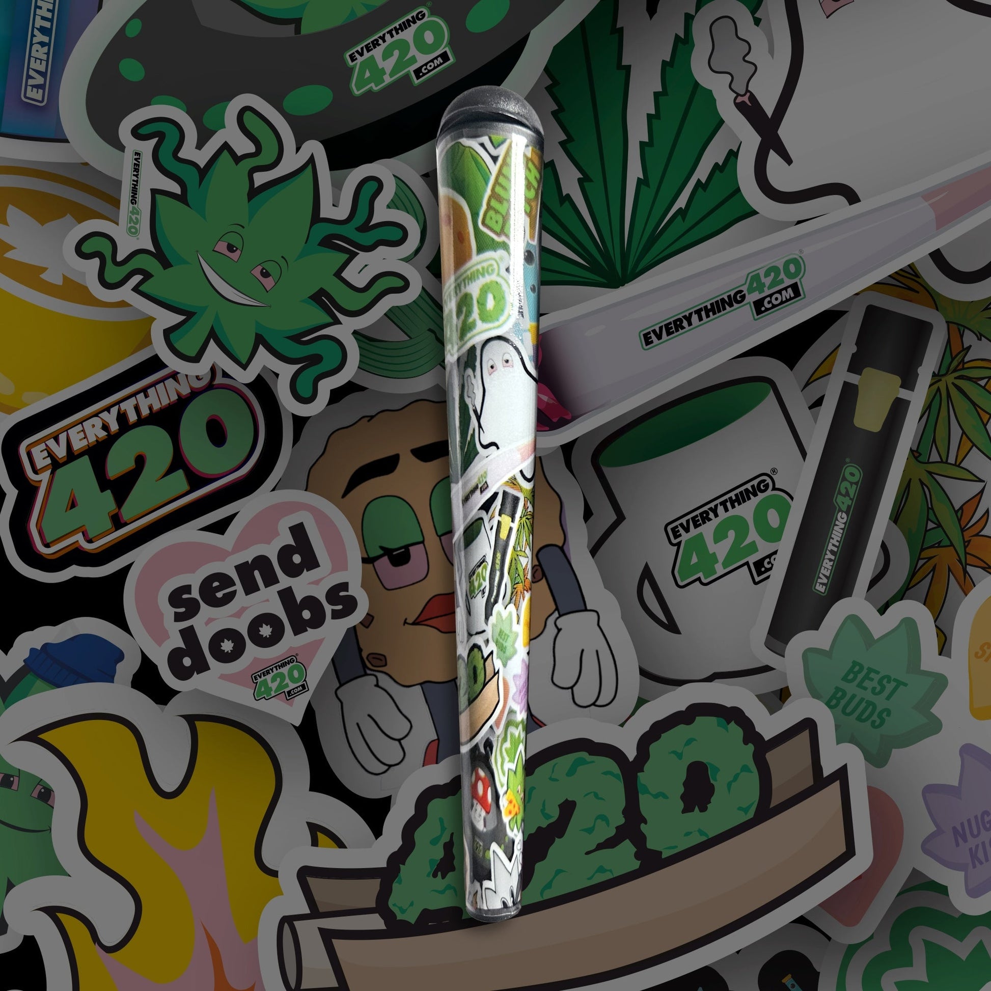 Everything 420 Joint Holder - 3ct Sticker Art