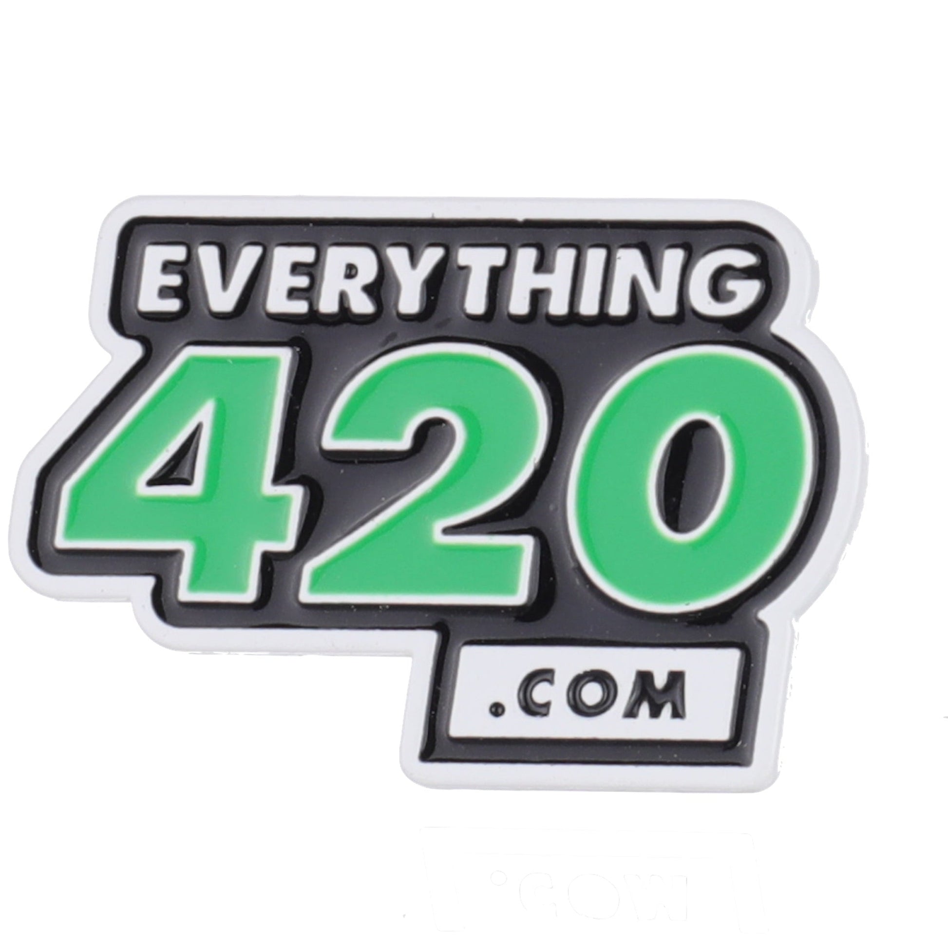 Everything 420 Pin Green Color Log