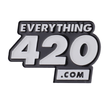 Everything 420 Pin White Color Logo