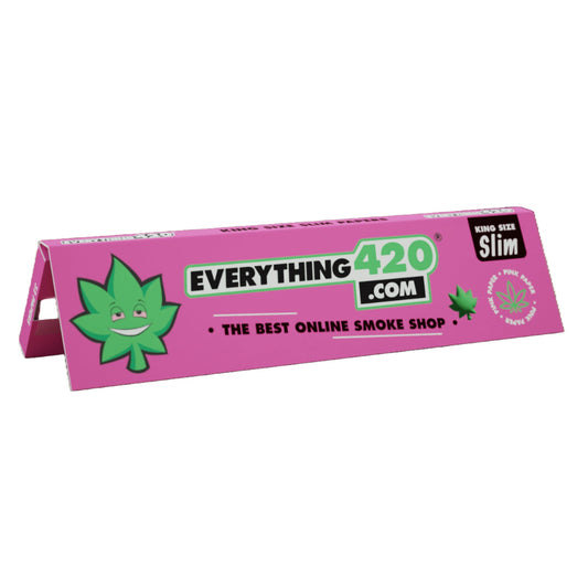 Everything 420 Rolling Papers - King Size Slim Pink