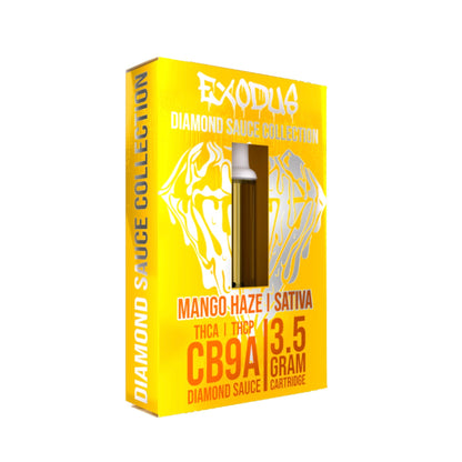 Exodus Diamond Sauce THC-A + THC-P + CB9A Cartridge - 3500mg Mango Haze