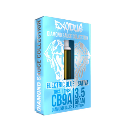 Exodus Diamond Sauce THC-A + THC-P + CB9A Cartridge - 3500mg Electric Blue