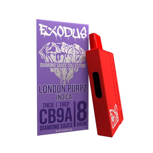 Exodus Diamond Sauce Vaporizer - 8000mg London Purpz (I)