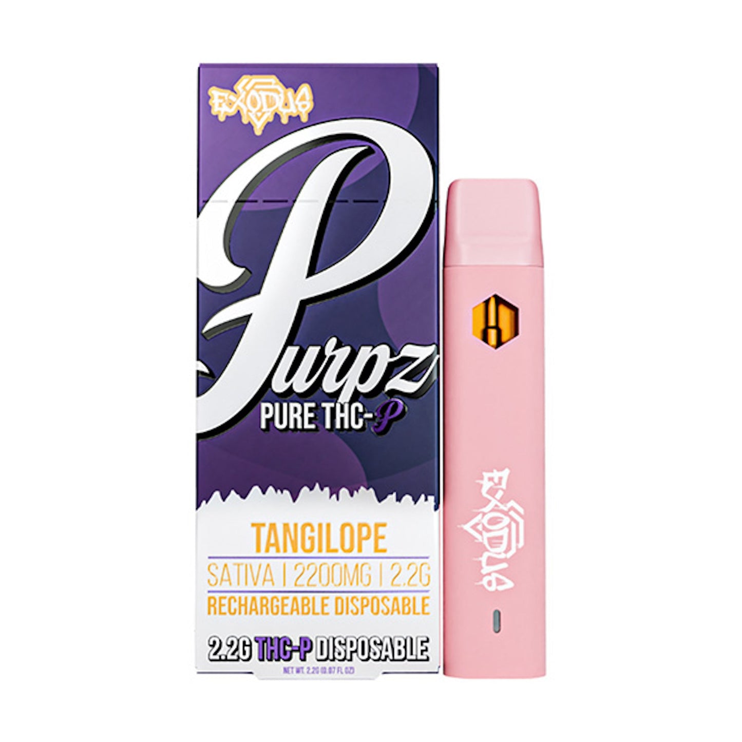 Exodus Purpz Pure THC-P Vaporizer - 2200mg Tangilope