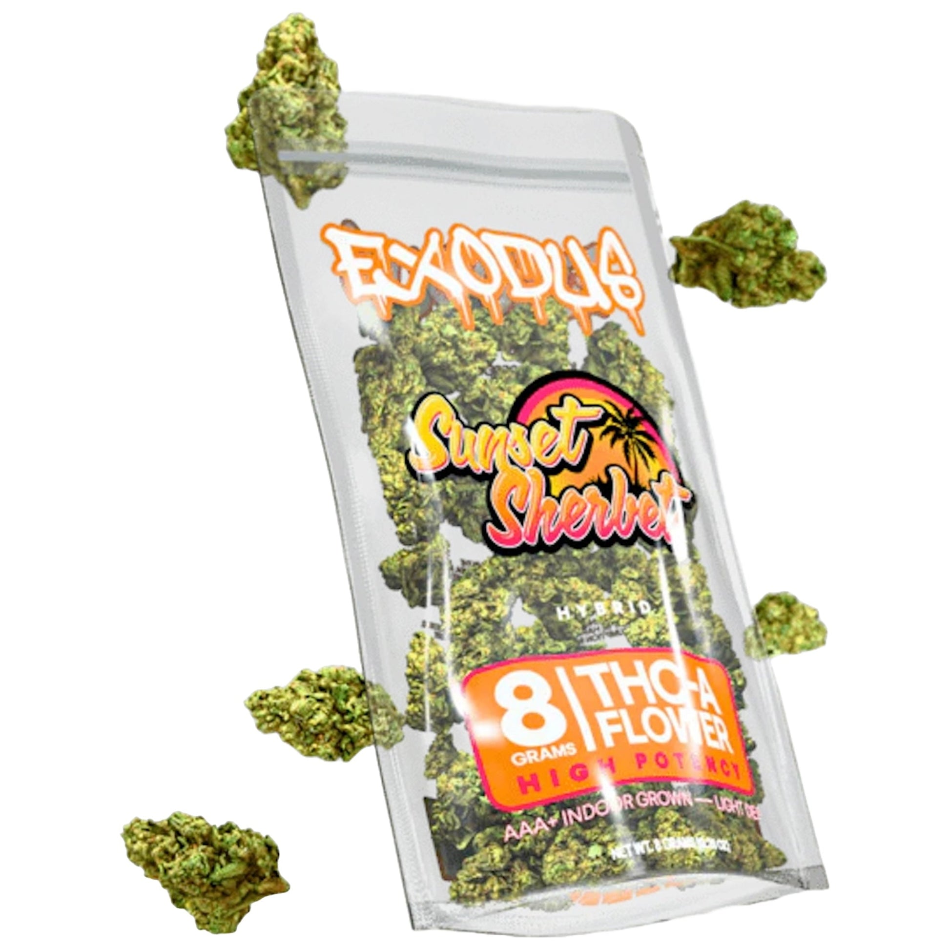 sunset sherbert vape juice Exodus Sunset Sherbert THC-A Flower - 8g