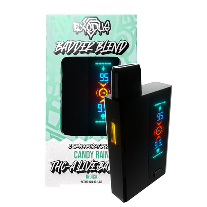 Exodus THC-A Live Resin Badder Blend Vaporizer - 5000mg Candy Rain (I)