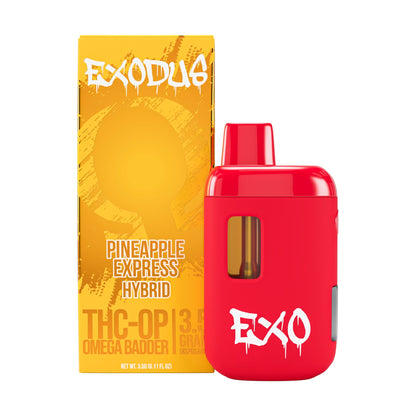 Exodus THC-OP Omega Badder Vaporizer - 3500mg Pineapple Express (H)