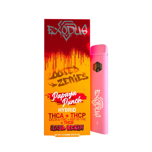 Exodus Zooted Vaporizer - 2200mg Papaya Punch