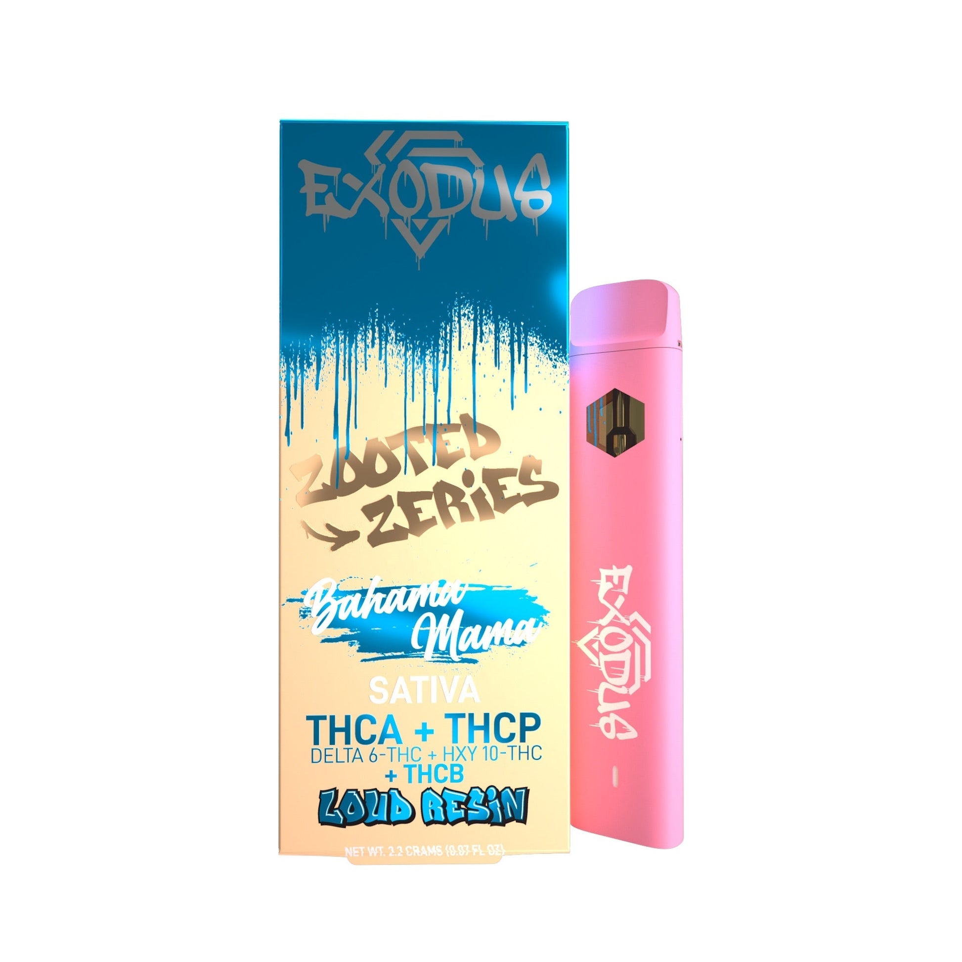 Exodus Zooted Vaporizer - 2200mg - Everything 420 Exodus Zooted Vaporizer - 2200mg - Everything 420
