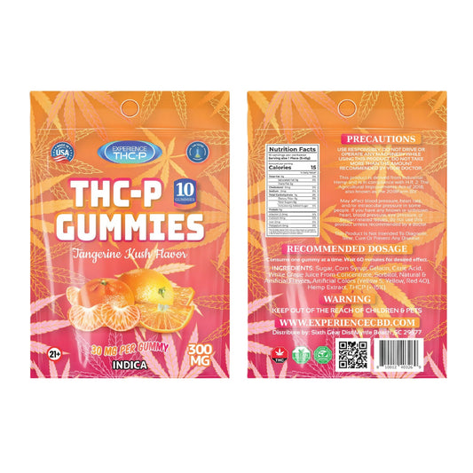 Experience THC-P Gummies (10ct) - 300mg Tangerine Kush (I)