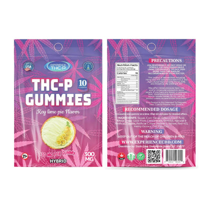 Experience THC-P Gummies (10ct) - 300mg Key Lime (H)