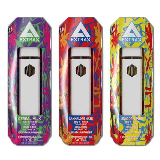 Extax Thins THC-X + THC-B Vaporizer - 3000mg