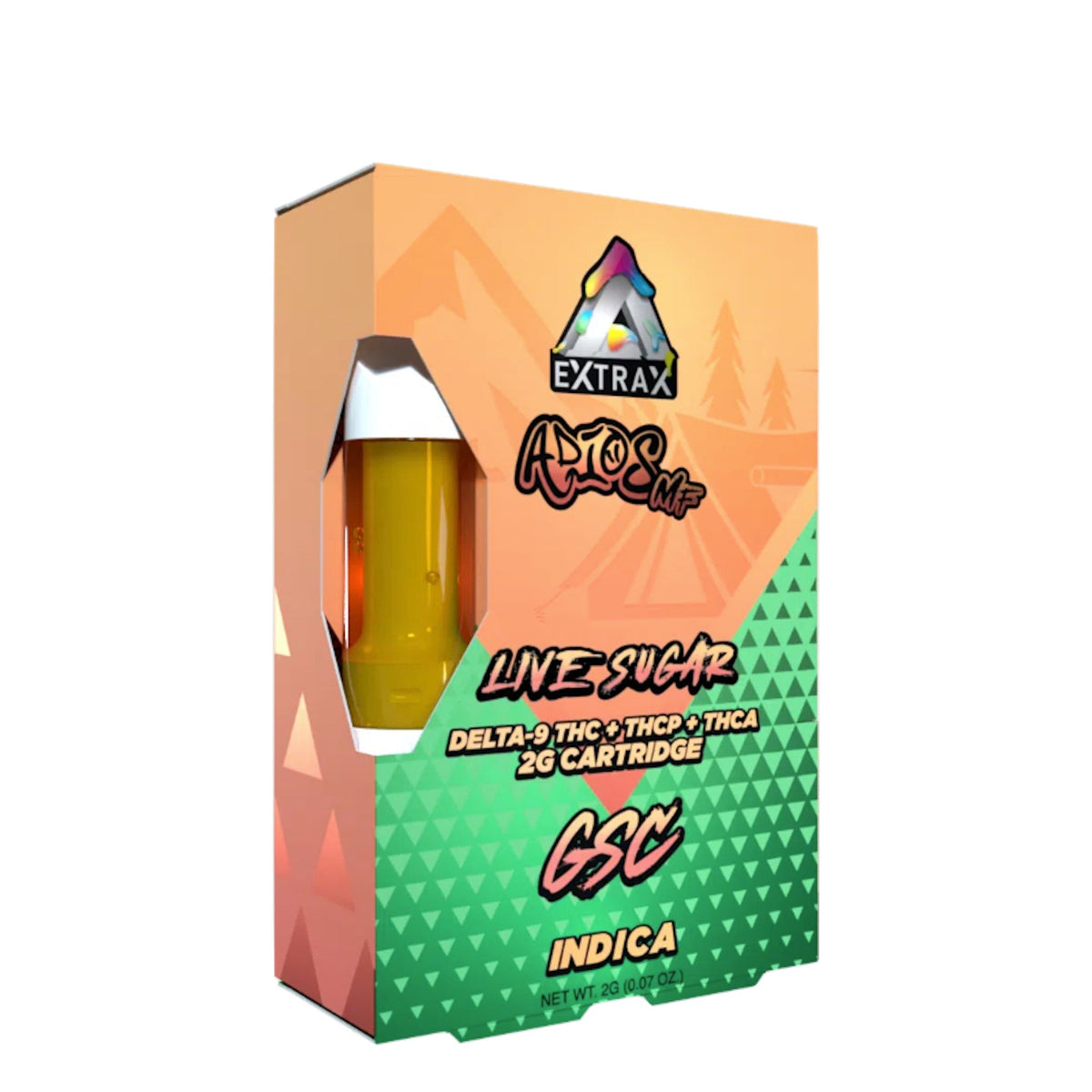Extrax Adios GSC THC-A Unit - 2000mg Single Cart / 1