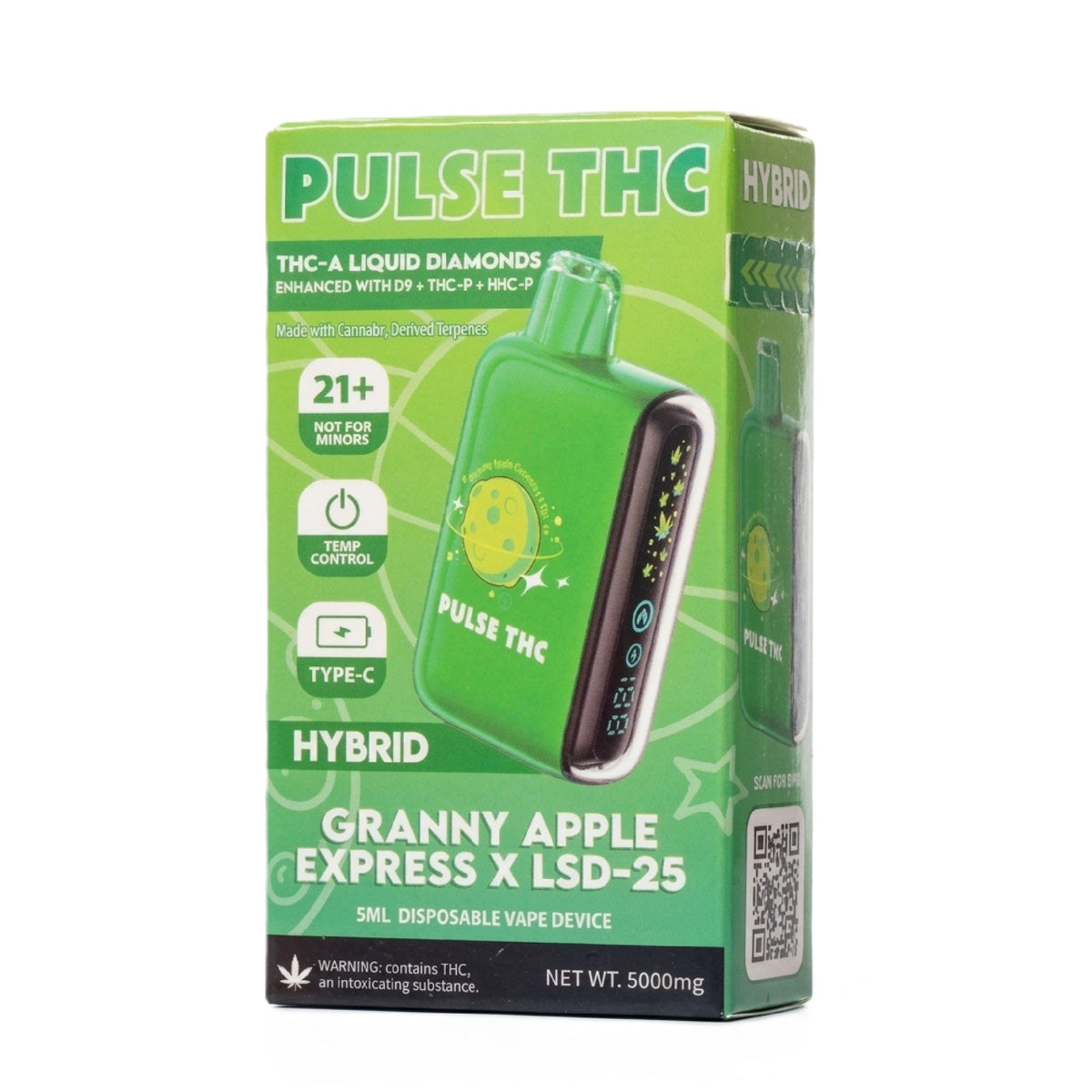 Extrax Adios MF THC-A Live Sugar Unit - 7000mg Granny Apple Express x LSD-25 (H) / 1 Pack