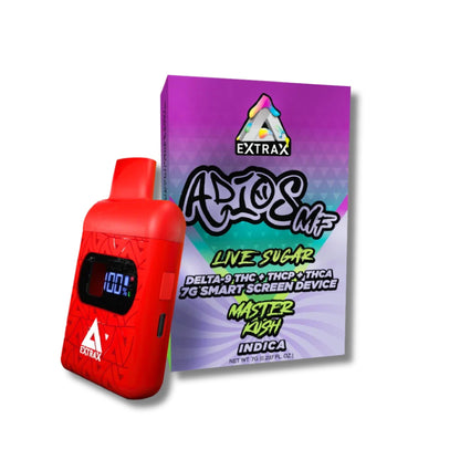 Extrax Adios MF THC-A Live Sugar Vaporizer - 7000mg Master Kush (I)