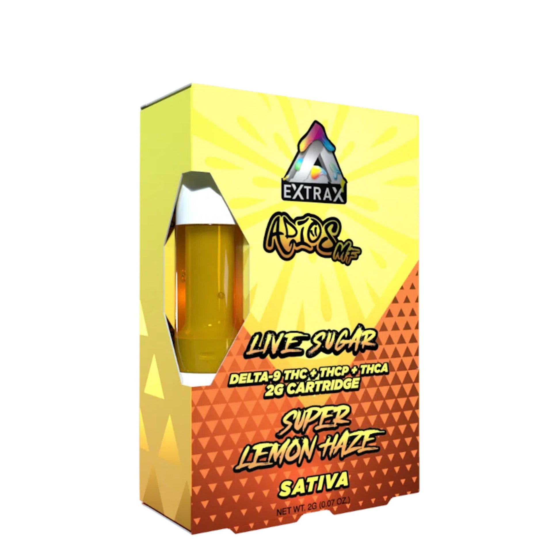 Extrax Adios Super Lemon Haze THC-A Cartridge - 2000mg